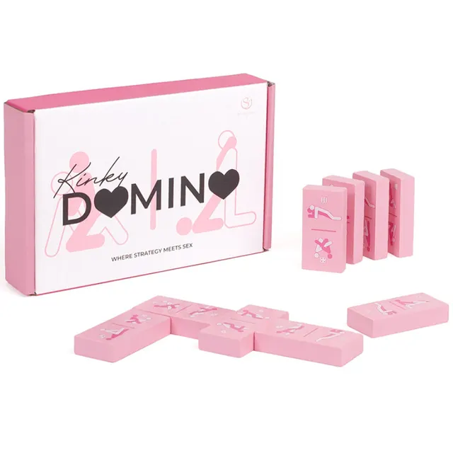 Joc de Domino Erotic din Lemn – Secretplay Kinky — SECRETPLAY 100% GAMES