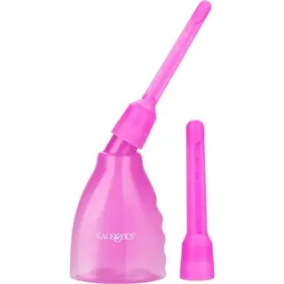 Duș Anal Reutilizabil Calexotics Ultimate Douche – Roz – imagine 1
