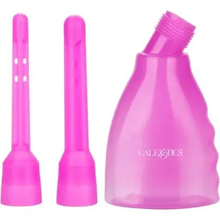 Duș Anal Reutilizabil Calexotics Ultimate Douche – Roz – imagine 4