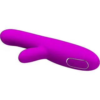 Vibrator Multifuncțional Pretty Love Angelique cu Stimulator Clitoridian, Mov – imagine 2